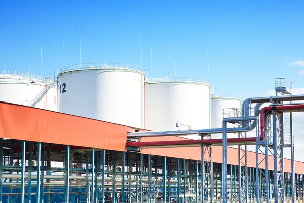 Oil storage industrial park — Stock Photo, Image