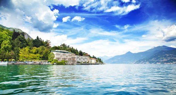 Jezero Como a Alpy hory — Stock fotografie