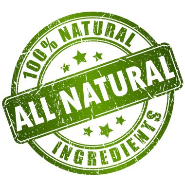 doğal maddeler damgası