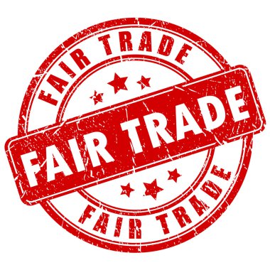 Fair trade stamp clipart