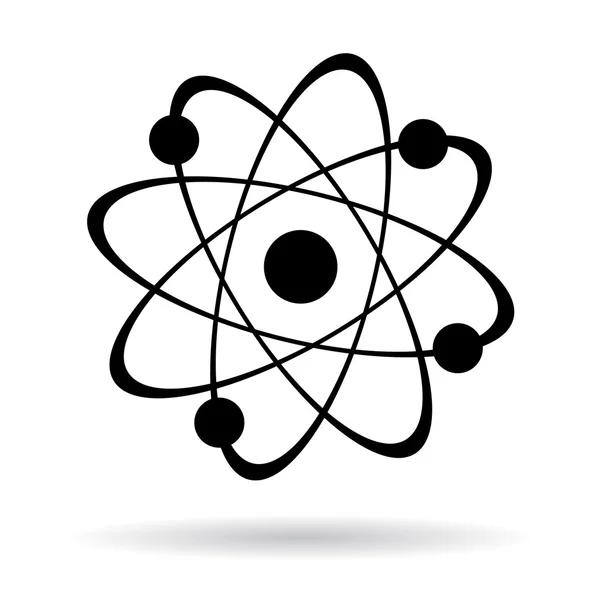 Icono de átomo — Vector de stock