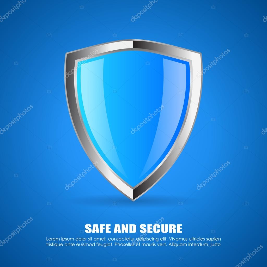 Security shield vector icon