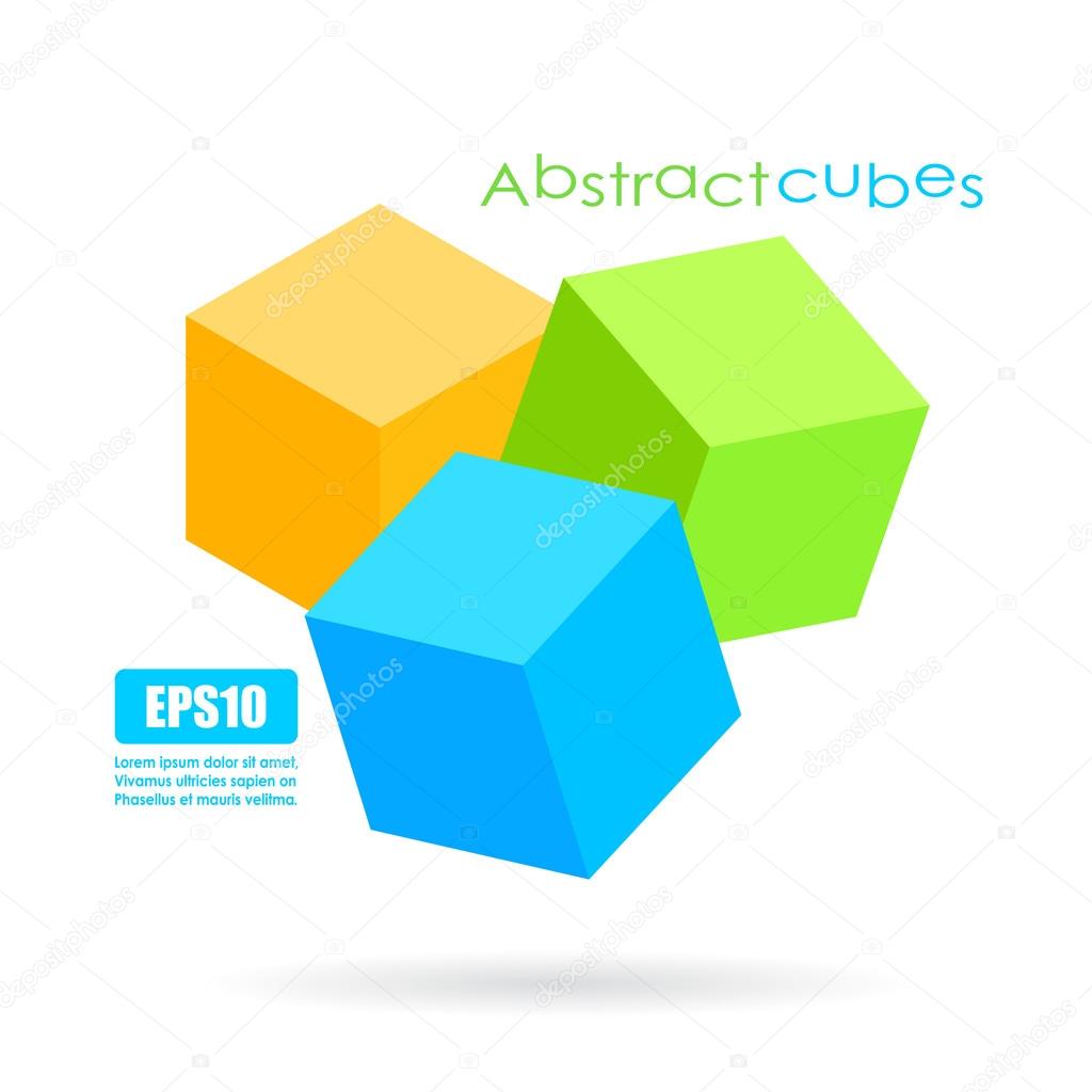 Abstract cube icon