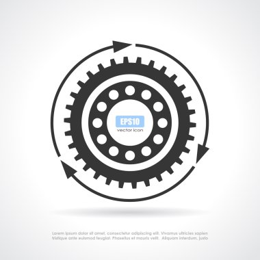 Dişli döndürme simgesi