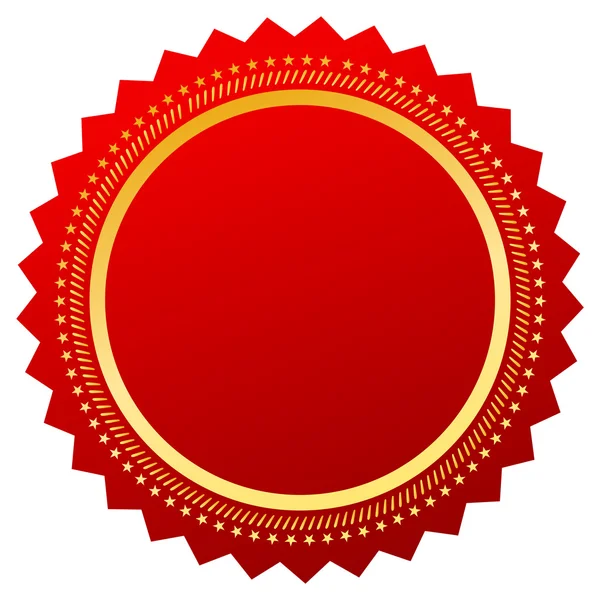 Kırmızı boş sertifika — Stok Vektör