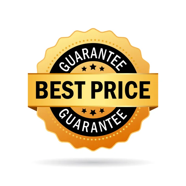 Melhor ícone de garantia de preço — Vetor de Stock