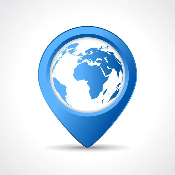 Geo mapa pin — Stockový vektor