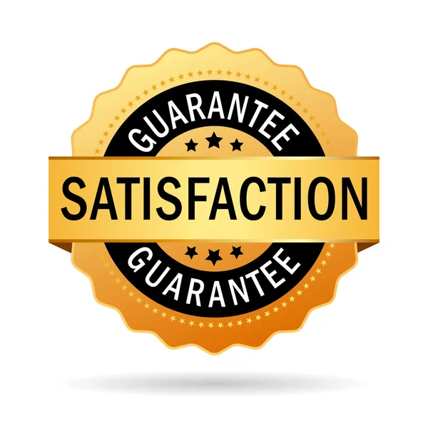 Satisfaction guarantee icon — Stock Vector