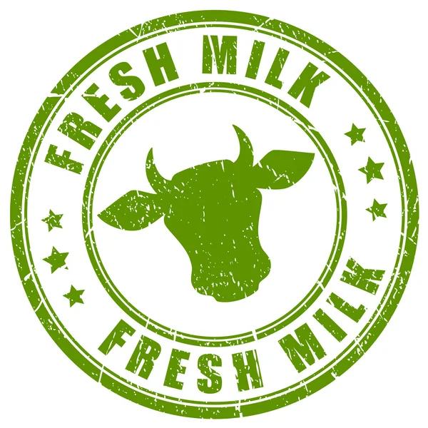 Fresh milk stamp — Stock Vector