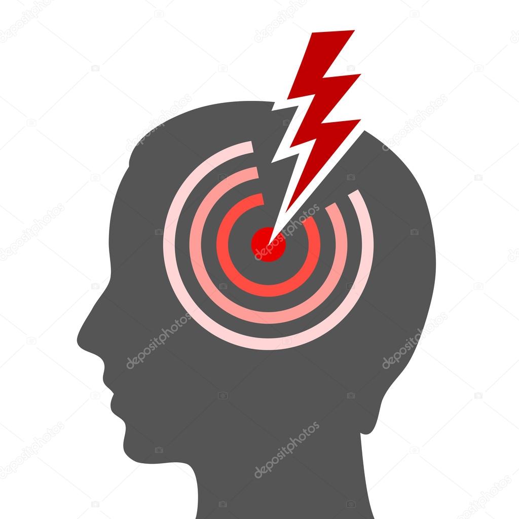 Headache vector icon