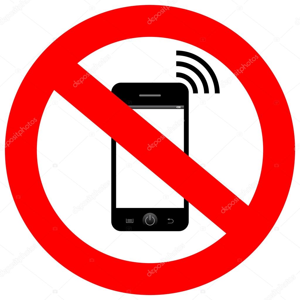 No mobile phone sign