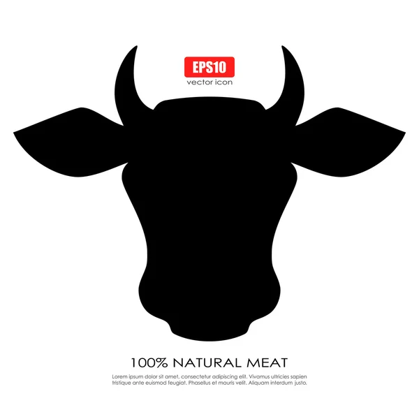 Cow icon — Stock Vector
