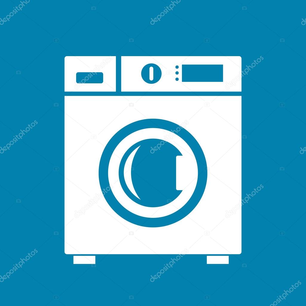 Washing machine vector icon