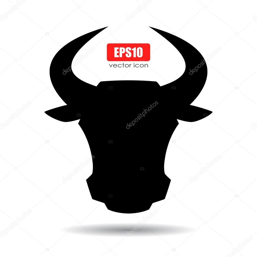 Horned bull icon