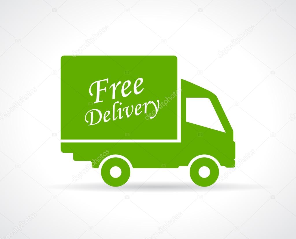 Free delivery truck icon