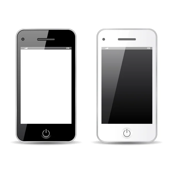 Mobiele telefoon vector illustratie — Stockvector