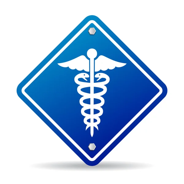 Medical snake sign — Stock Vector