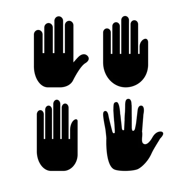 Palm значок руки — стоковий вектор