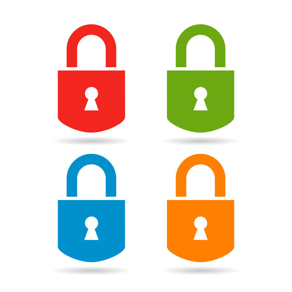 набор иконок замка
