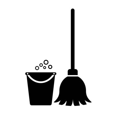 Temizleme araçları vektör simgesi