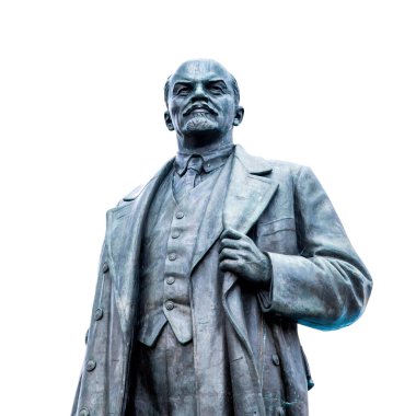 Rus devrimci ve politikacı Vladimir Lenin 'in eski Sovyet heykeli.