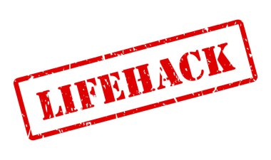 Beyaz arkaplanda ömür boyu grunge damgası izole edildi