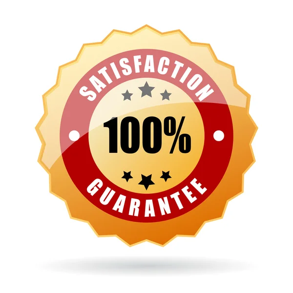 Satisfaction guarantee icon — Stock Vector