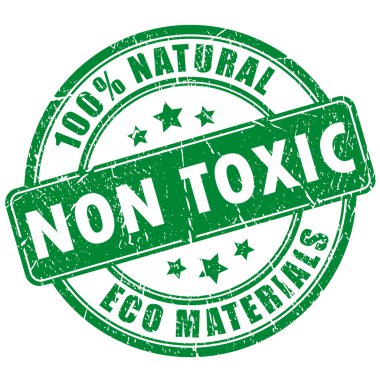 Non toxic product stamp clipart