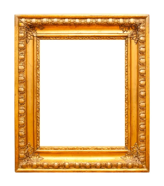 Gold photo frame — Stock Photo, Image