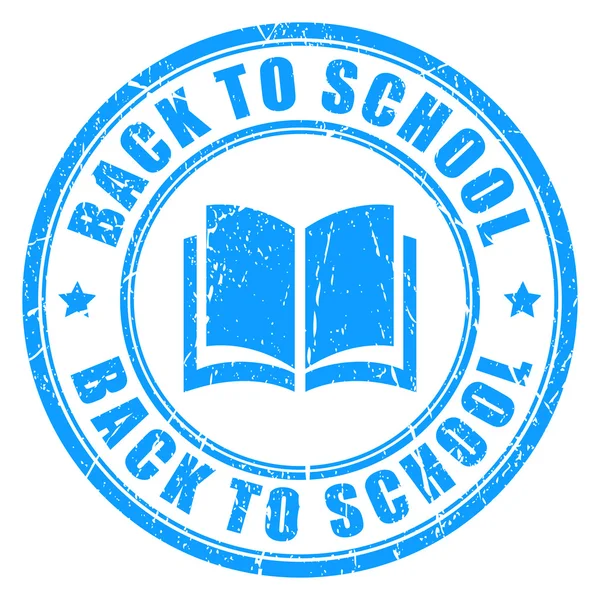Zpátky do školy razítka — Stockový vektor