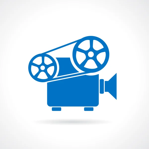 Retro cinema projector pictogram — Stockvector