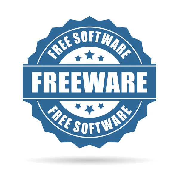 Freeware-Vektorsymbol — Stockvektor