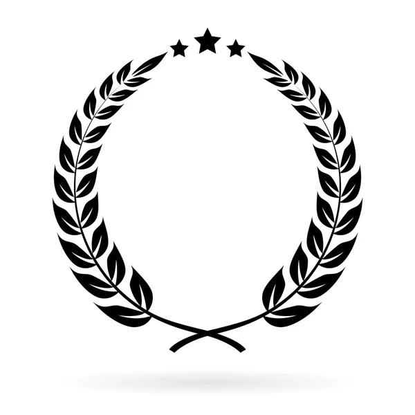 Laurel wreath icon — Stock Vector