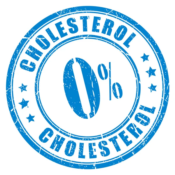 Francobollo di gomma senza colesterolo — Vettoriale Stock