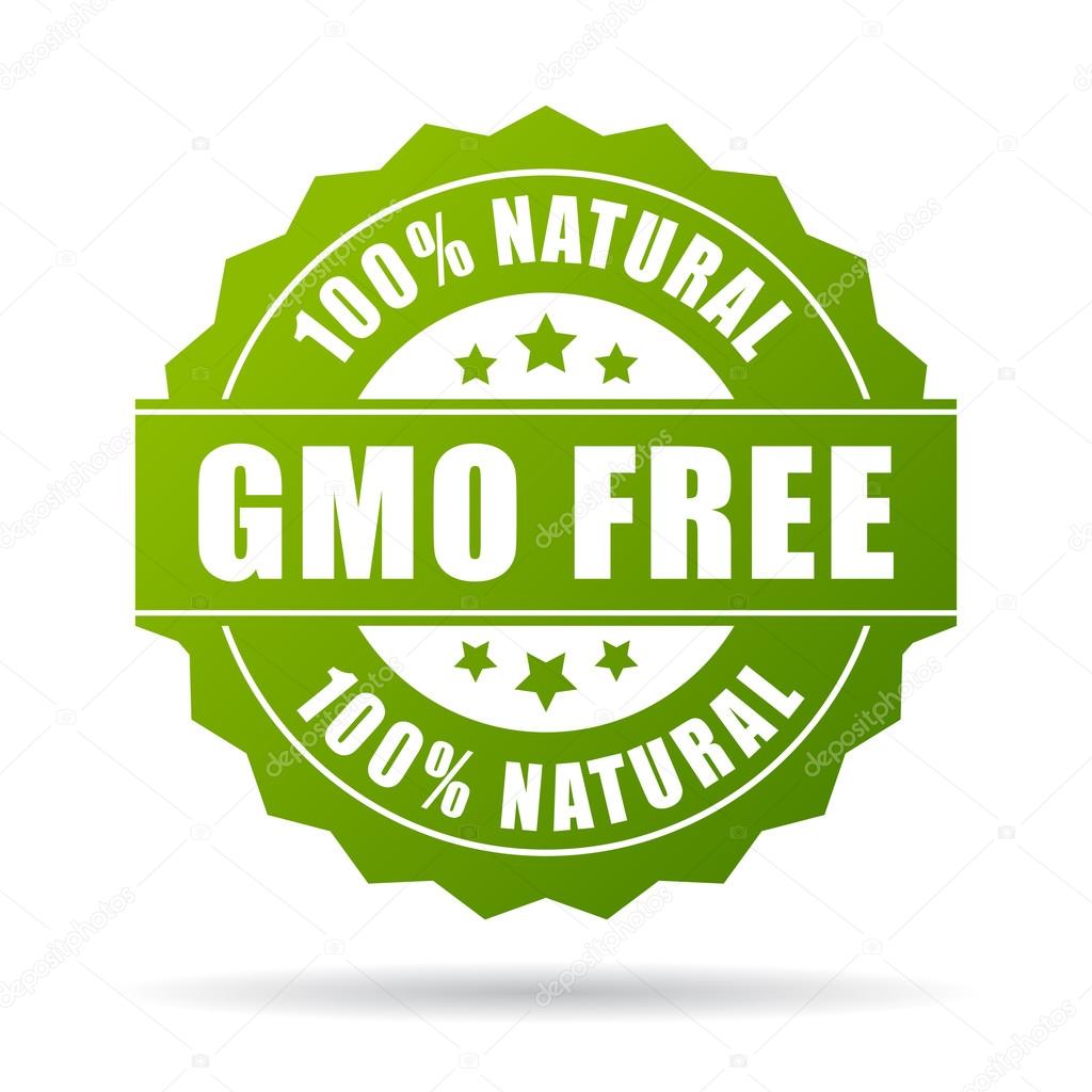 Gmo free natural product icon