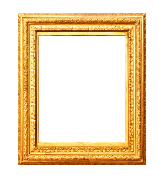 Old gold schilderij frame — Stockfoto