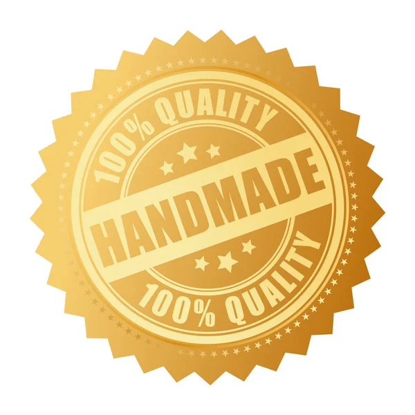 Handmade quality product icon — Stock Vector