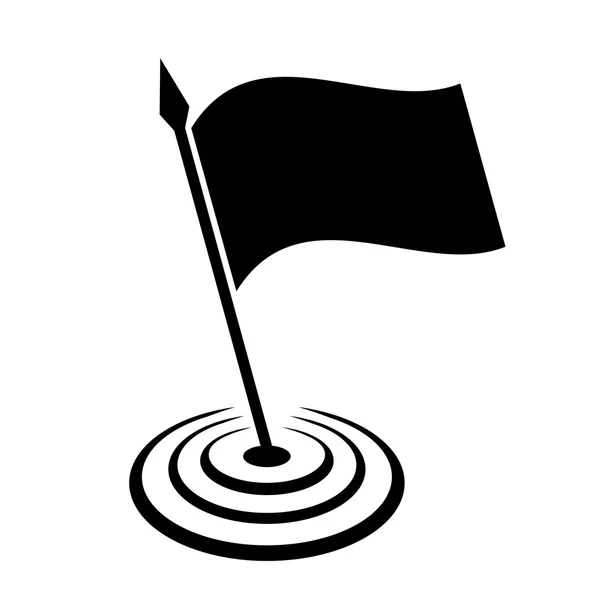 Icona vettoriale della bandiera — Vettoriale Stock