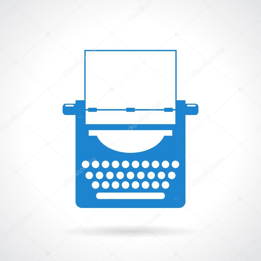 Typewriter vector icon
