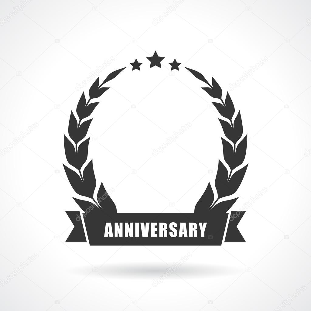 Blank anniversary icon