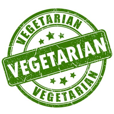 Vejetaryen lastik damgası