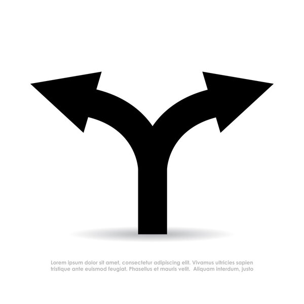 Two way arrow symbol
