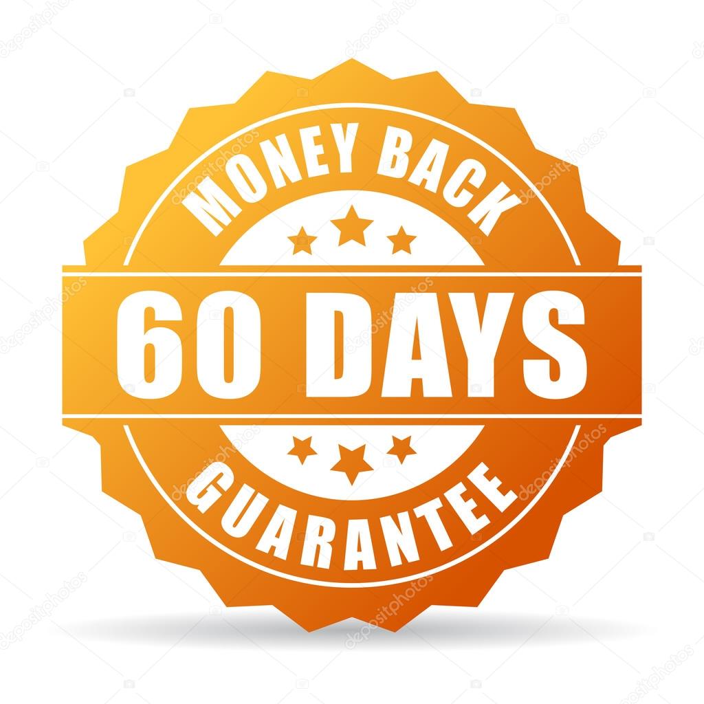 60 days money back gold icon