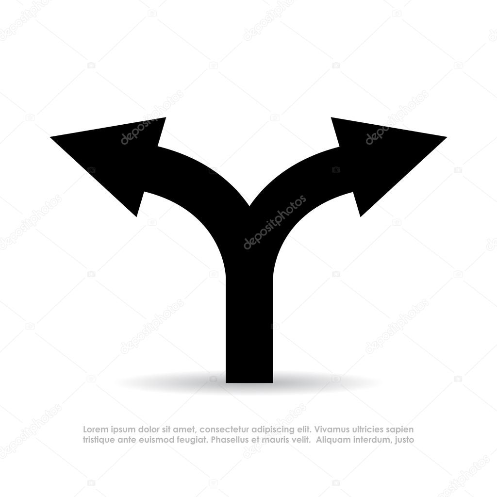 Two way arrow symbol