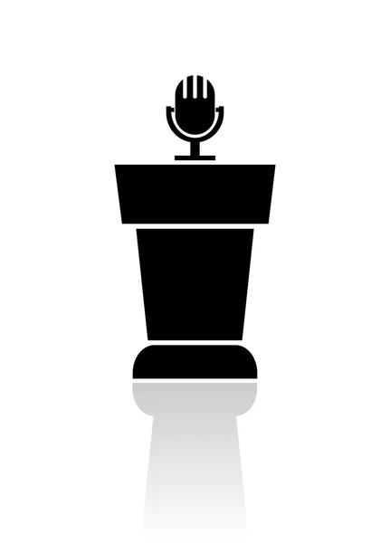 Podium stage icon — Stock Vector