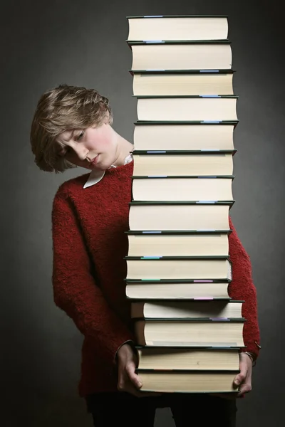 The weight of education — Stock Photo, Image