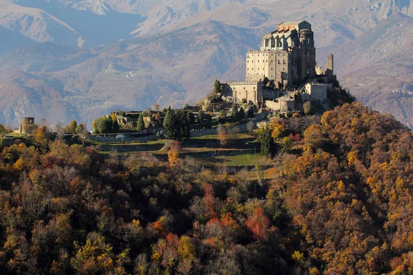 Saint Michael İtalya Abbey — Stok fotoğraf