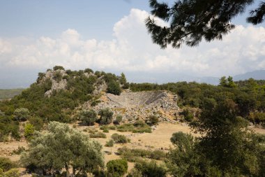 Pnara antik kenti, Fethiye Türkiye.