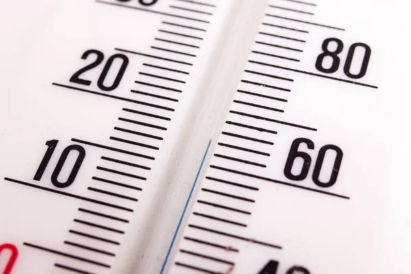 Kwikkolom Van Een Kamerthermometer Microklimaat Thuis — Stockfoto