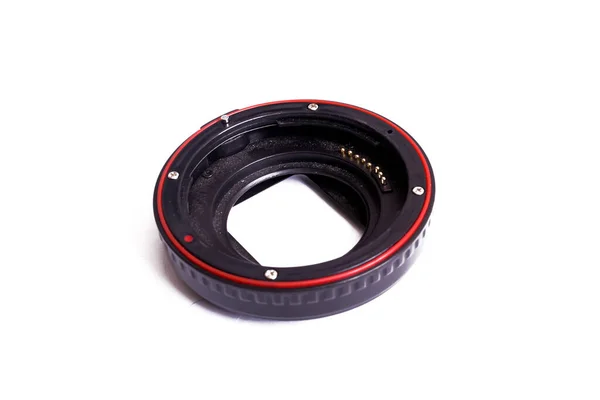 Lens Adapter Geïsoleerd Een Witte Achtergrond Close — Stockfoto